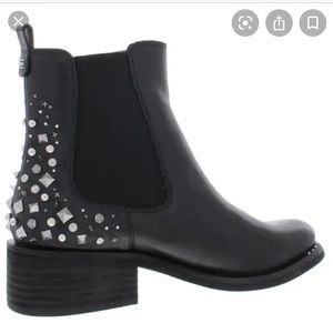 Sam Edelman leather studded ankle boots